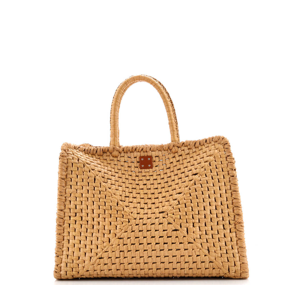 Salvatore Ferragamo Medium Studio Satchel Raffia - Picture 4 of 6